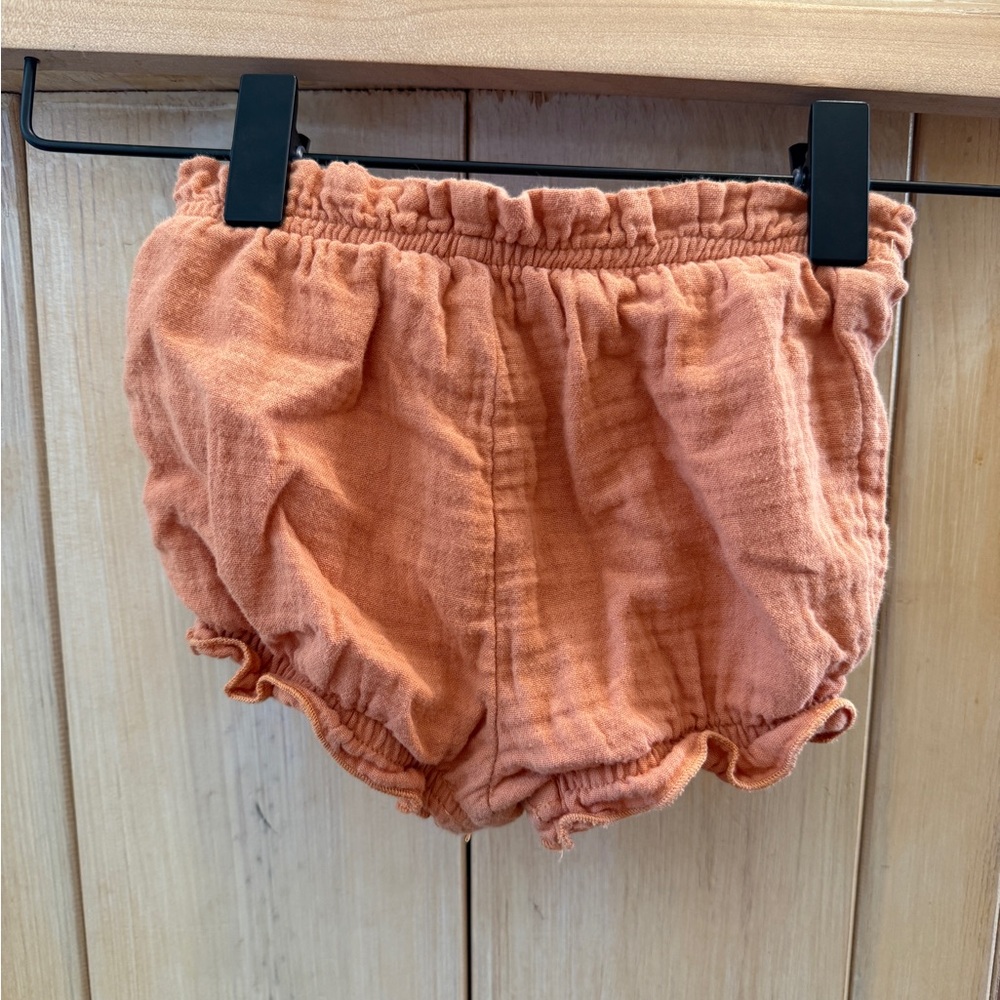 Orange Ruffled Kids Bloomers